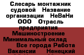 Слесарь-монтажник судовой › Название организации ­ НеВаНи, ООО › Отрасль предприятия ­ Машиностроение › Минимальный оклад ­ 70 000 - Все города Работа » Вакансии   . Ненецкий АО,Нарьян-Мар г.